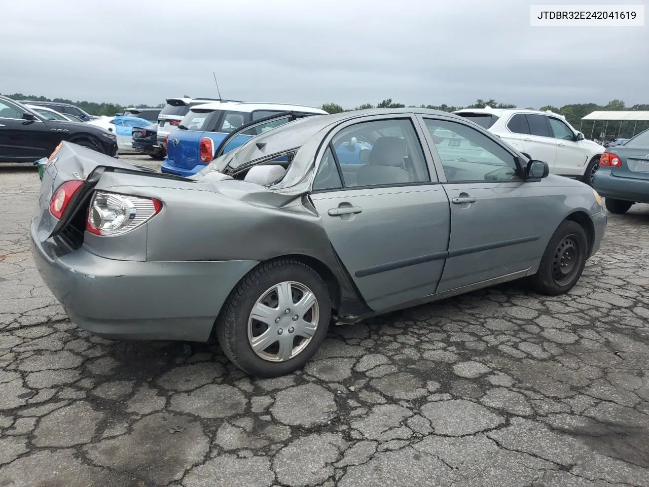 2004 Toyota Corolla Ce VIN: JTDBR32E242041619 Lot: 71260414