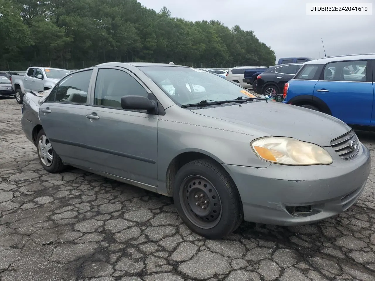 2004 Toyota Corolla Ce VIN: JTDBR32E242041619 Lot: 71260414