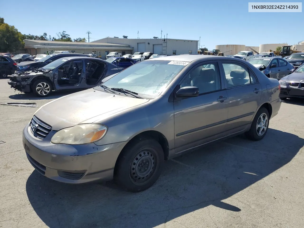 2004 Toyota Corolla Ce VIN: 1NXBR32E24Z214393 Lot: 71285514