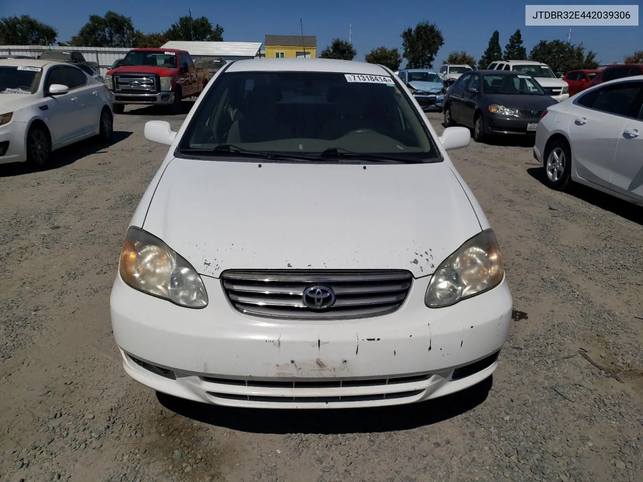 2004 Toyota Corolla Ce VIN: JTDBR32E442039306 Lot: 71318414