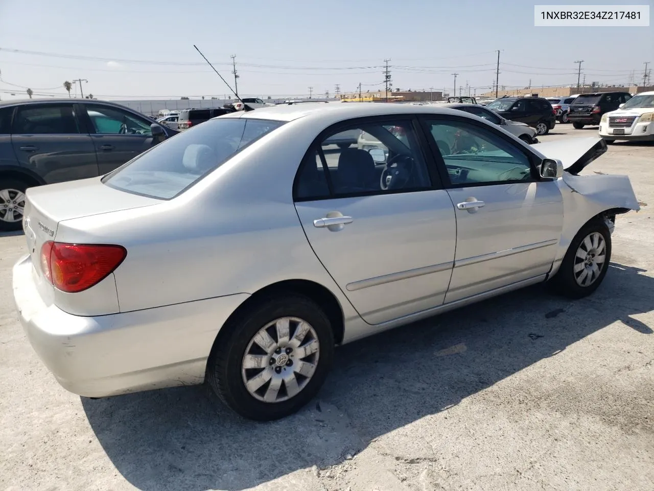 2004 Toyota Corolla Ce VIN: 1NXBR32E34Z217481 Lot: 71319404