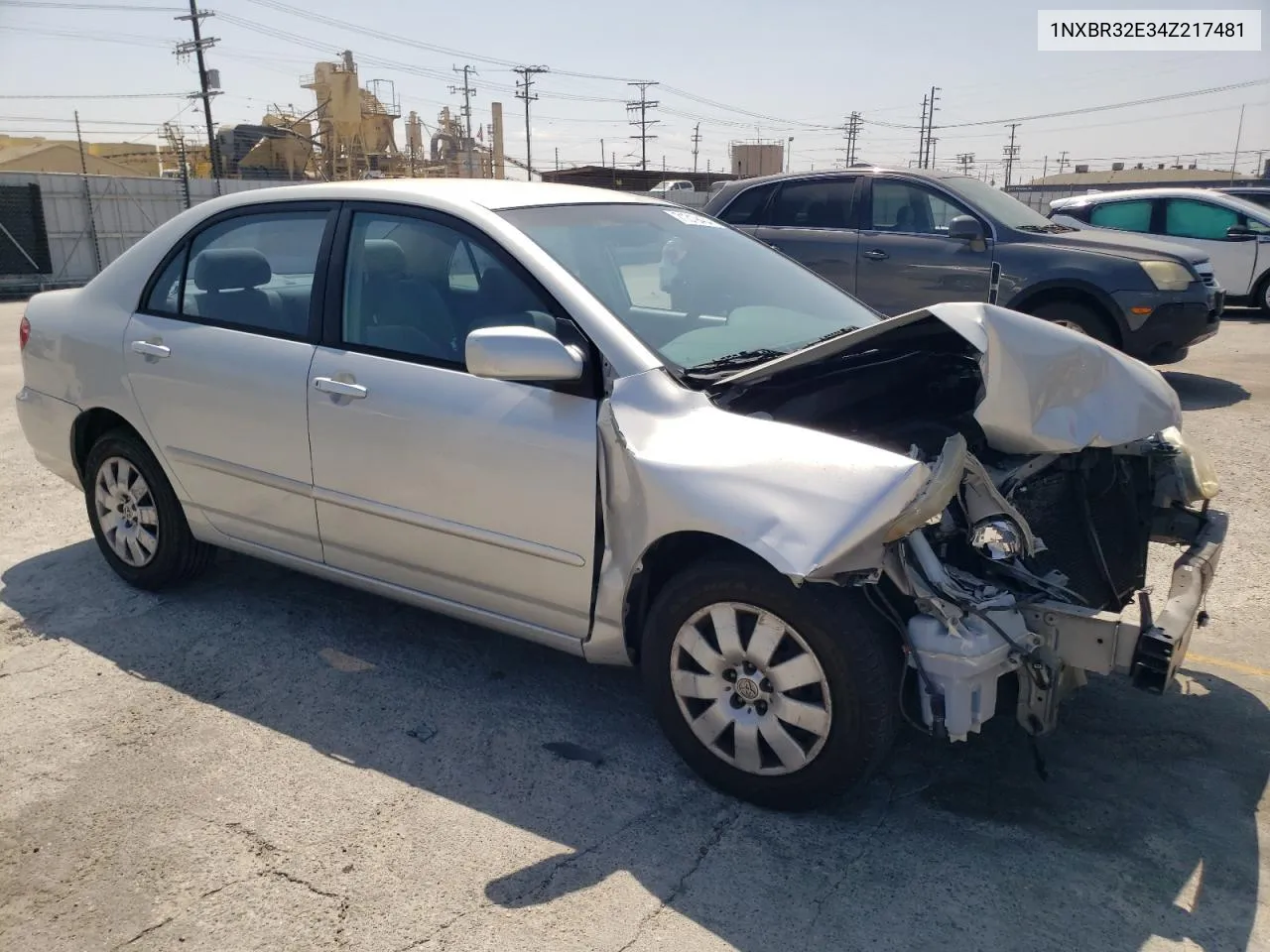 2004 Toyota Corolla Ce VIN: 1NXBR32E34Z217481 Lot: 71319404