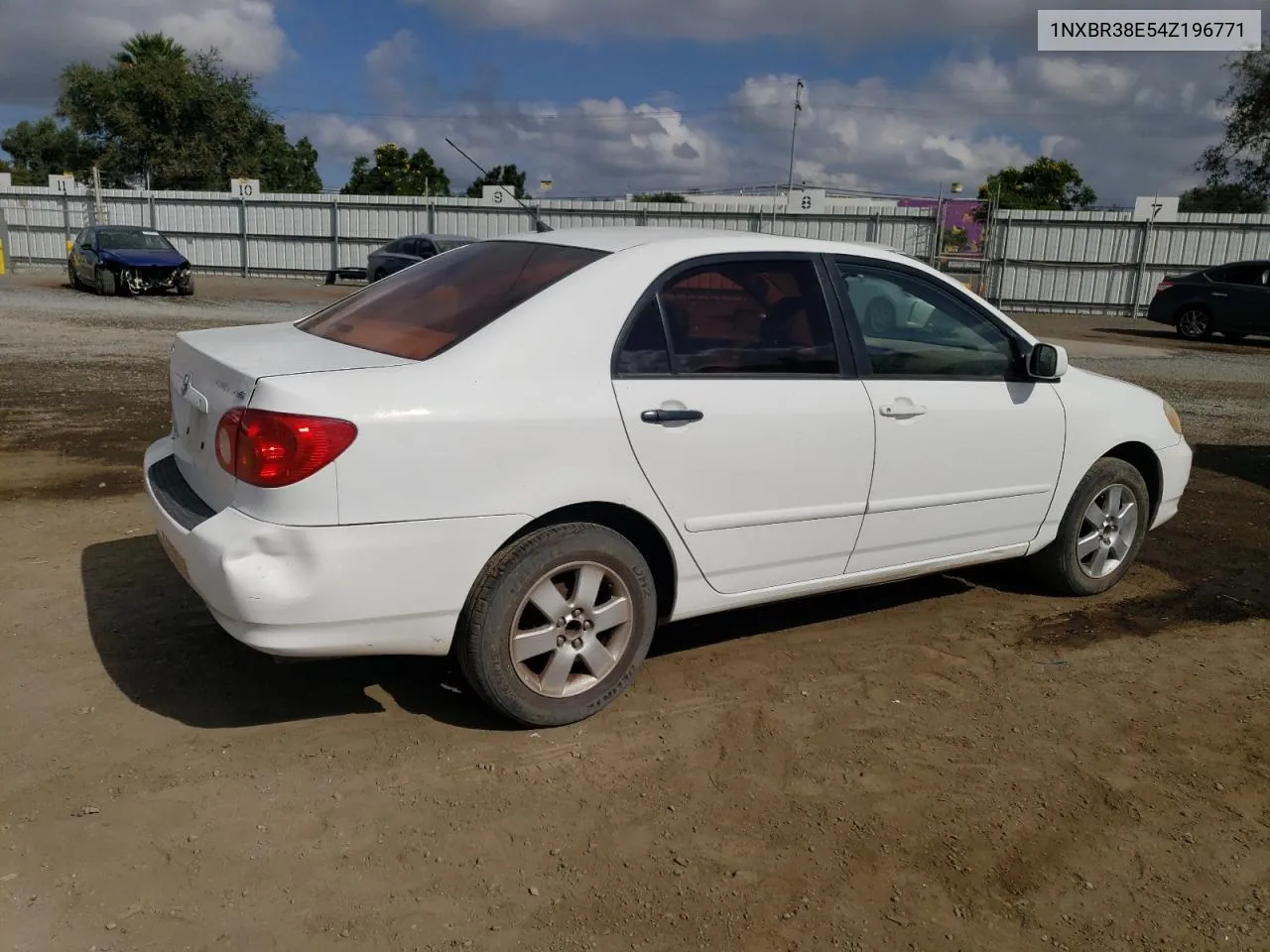 2004 Toyota Corolla Ce VIN: 1NXBR38E54Z196771 Lot: 71498884