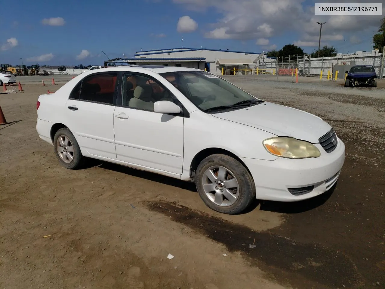 2004 Toyota Corolla Ce VIN: 1NXBR38E54Z196771 Lot: 71498884