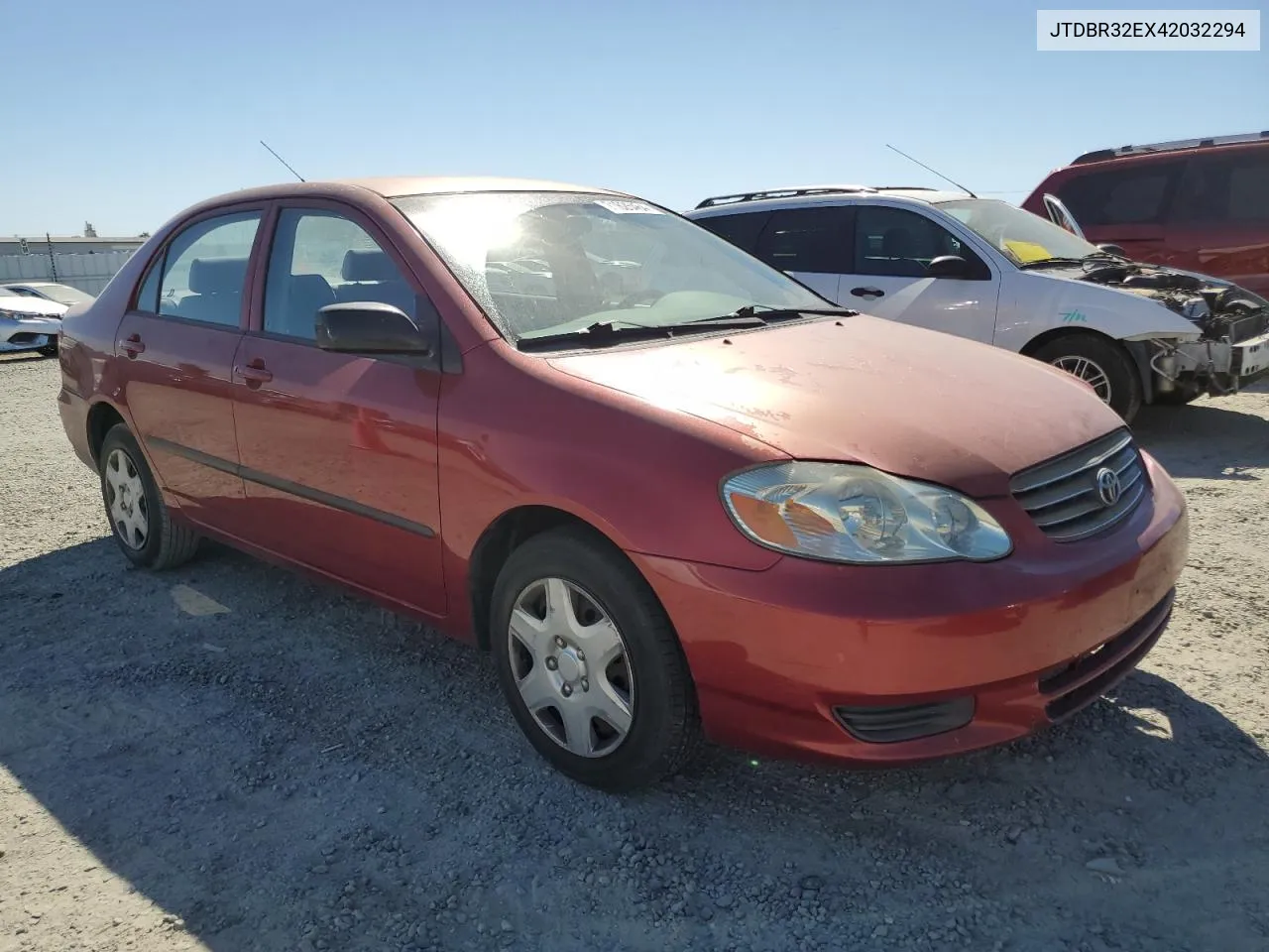 2004 Toyota Corolla Ce VIN: JTDBR32EX42032294 Lot: 71626464