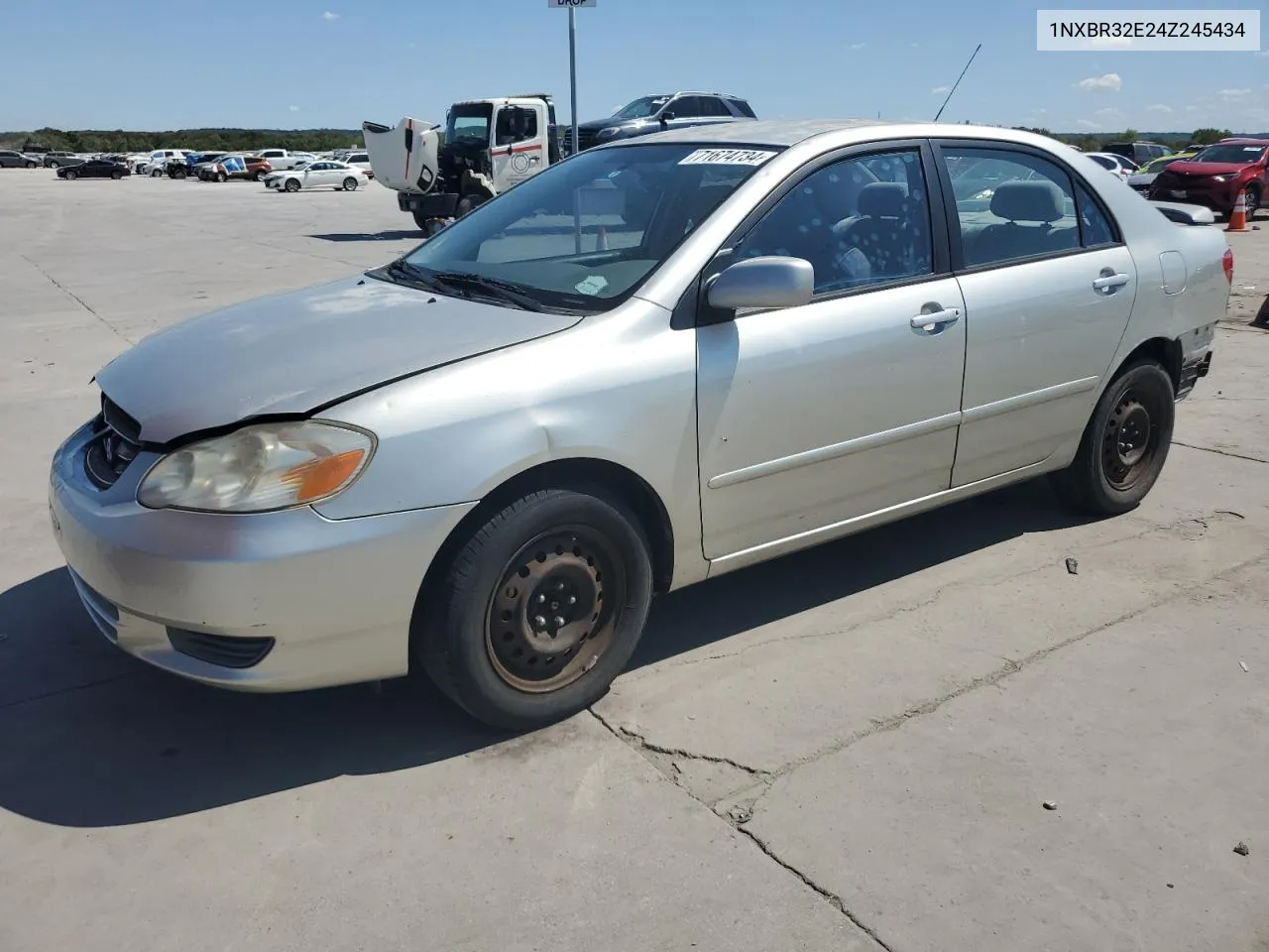 2004 Toyota Corolla Ce VIN: 1NXBR32E24Z245434 Lot: 71674734