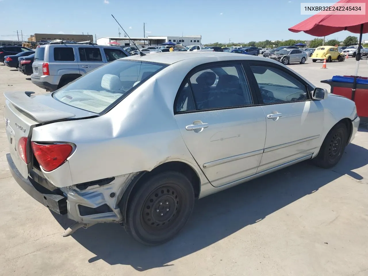 2004 Toyota Corolla Ce VIN: 1NXBR32E24Z245434 Lot: 71674734