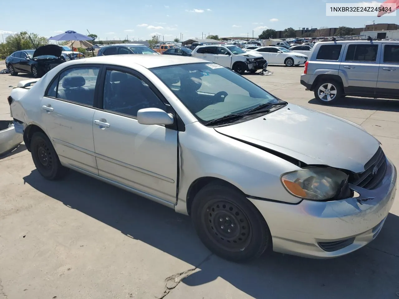 2004 Toyota Corolla Ce VIN: 1NXBR32E24Z245434 Lot: 71674734