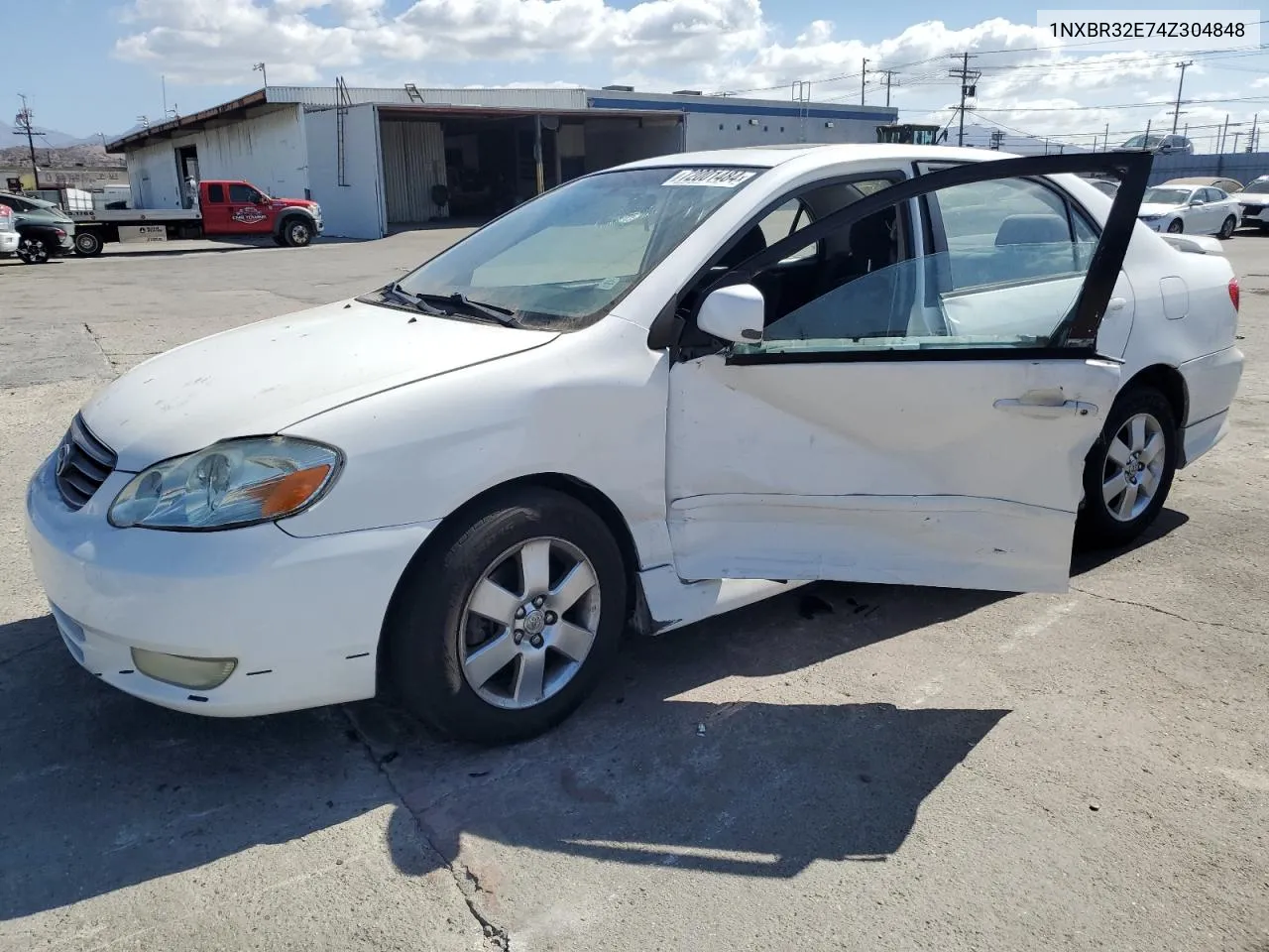 2004 Toyota Corolla Ce VIN: 1NXBR32E74Z304848 Lot: 72001484