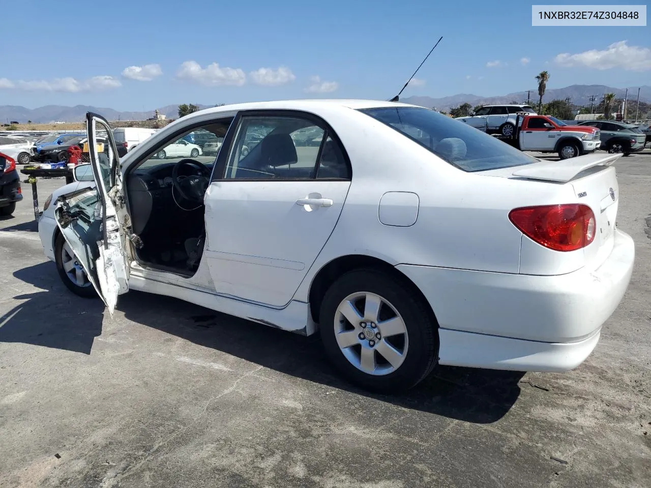 2004 Toyota Corolla Ce VIN: 1NXBR32E74Z304848 Lot: 72001484