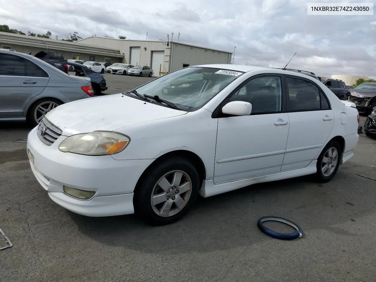 2004 Toyota Corolla Ce VIN: 1NXBR32E74Z243050 Lot: 72093084