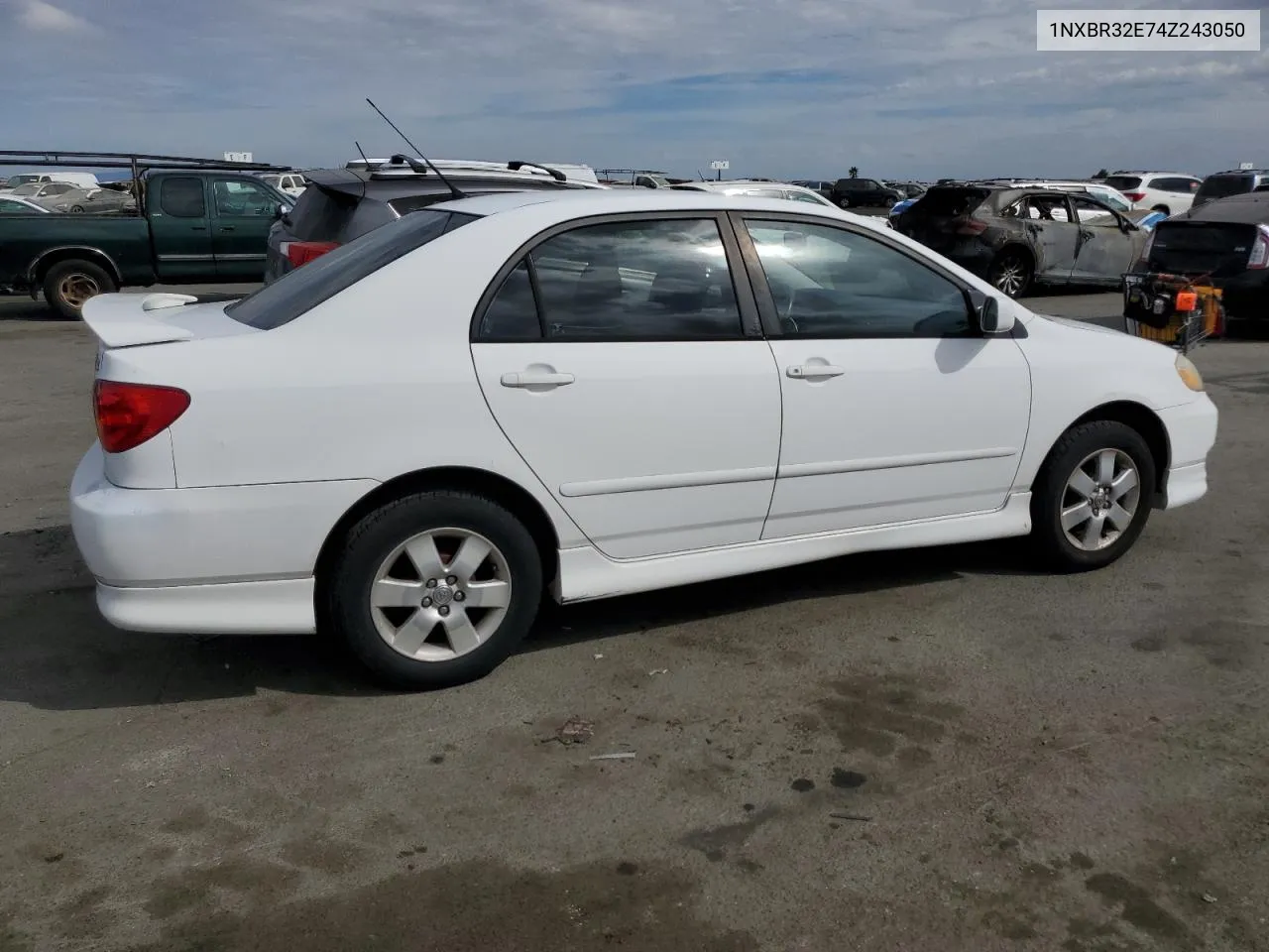 2004 Toyota Corolla Ce VIN: 1NXBR32E74Z243050 Lot: 72093084