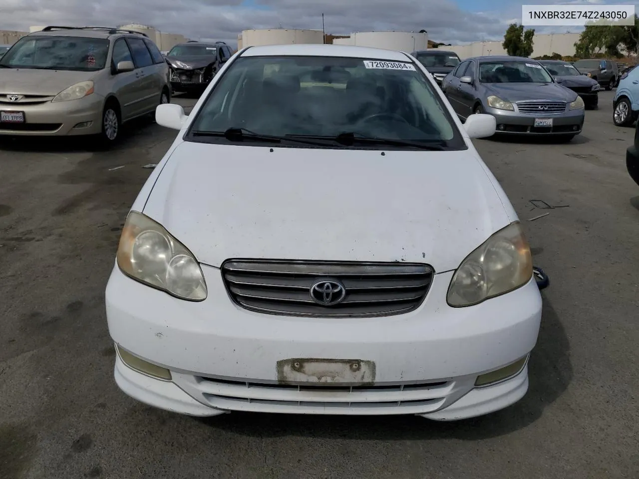 2004 Toyota Corolla Ce VIN: 1NXBR32E74Z243050 Lot: 72093084