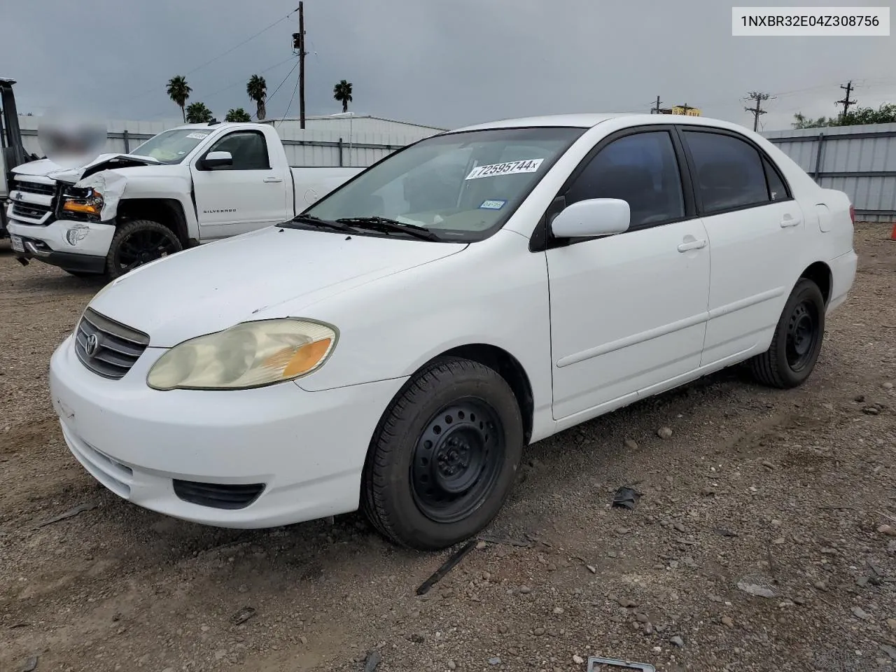 2004 Toyota Corolla Ce VIN: 1NXBR32E04Z308756 Lot: 72595744