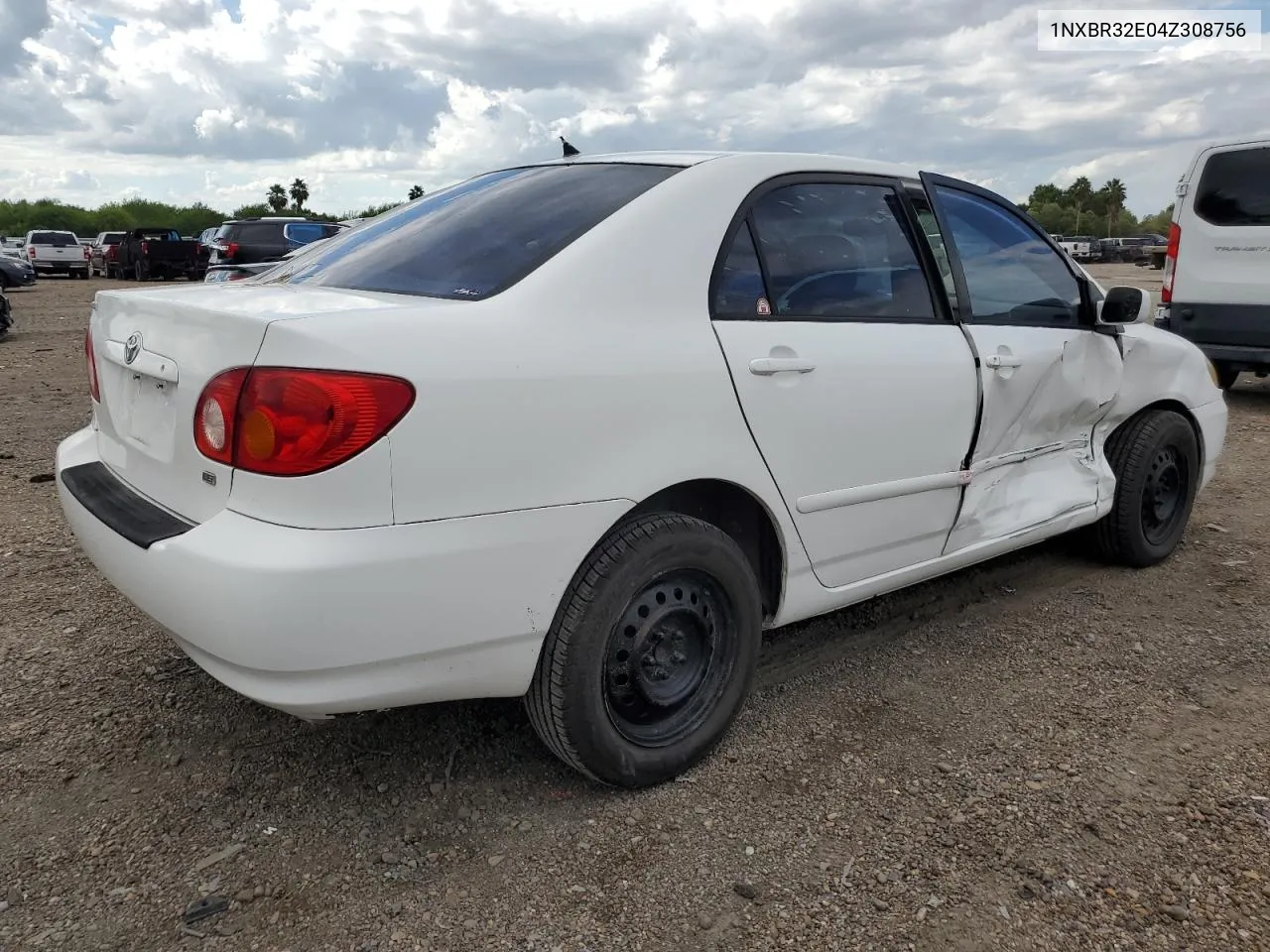 2004 Toyota Corolla Ce VIN: 1NXBR32E04Z308756 Lot: 72595744