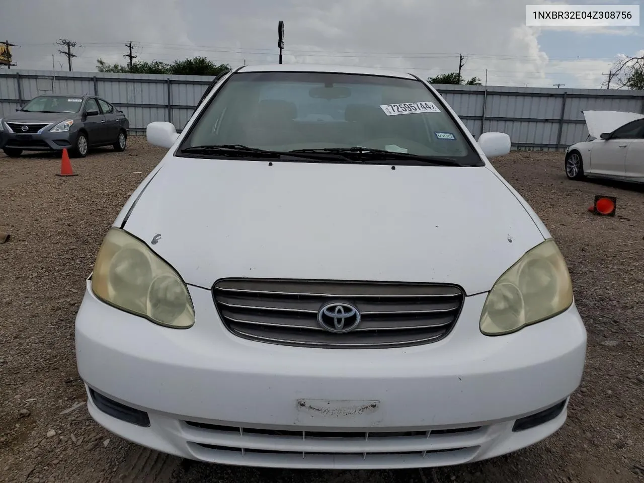 2004 Toyota Corolla Ce VIN: 1NXBR32E04Z308756 Lot: 72595744