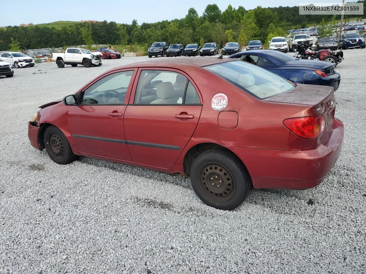 2004 Toyota Corolla Ce VIN: 1NXBR32E74Z301559 Lot: 72892434