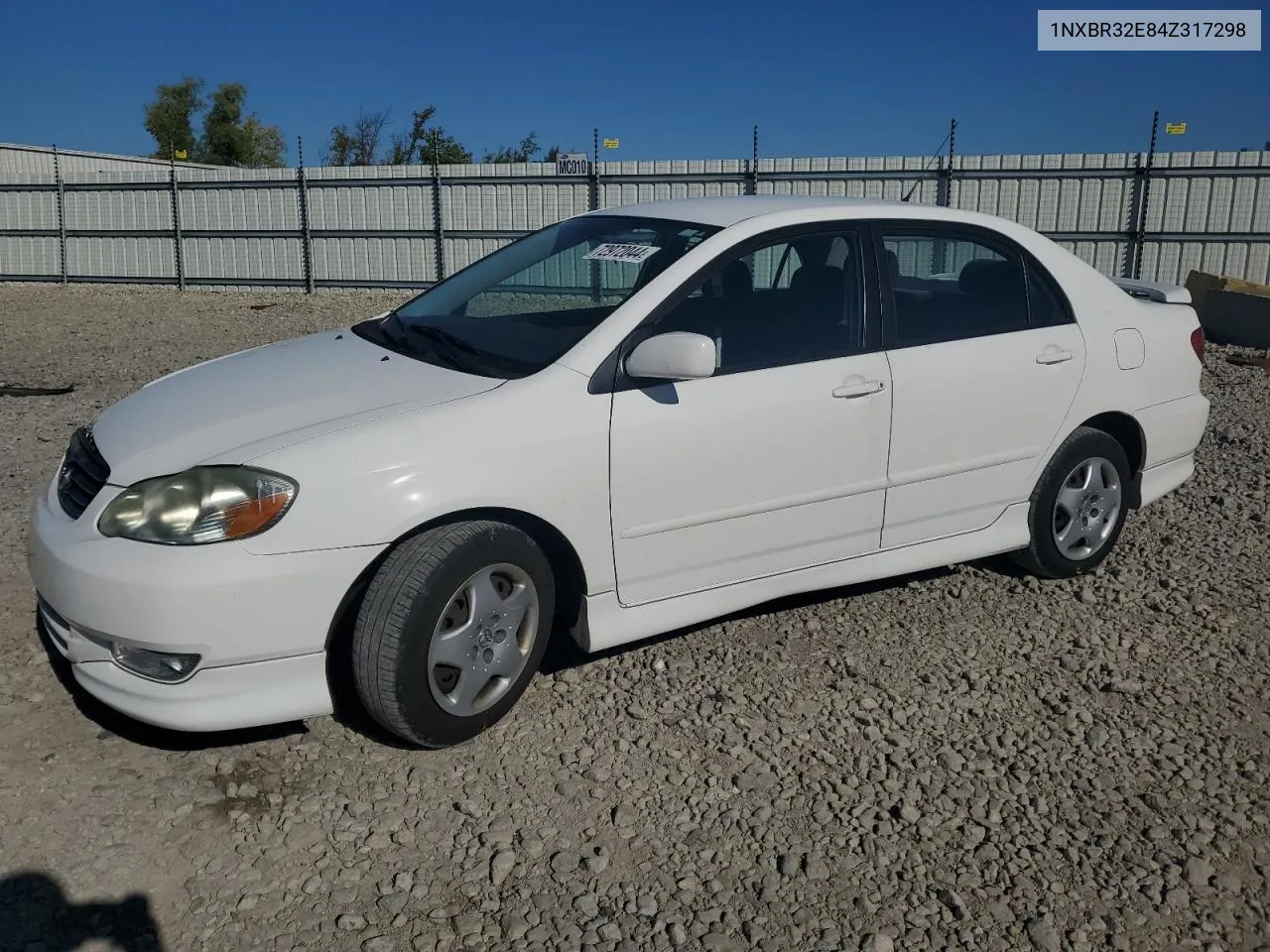 2004 Toyota Corolla Ce VIN: 1NXBR32E84Z317298 Lot: 72972044