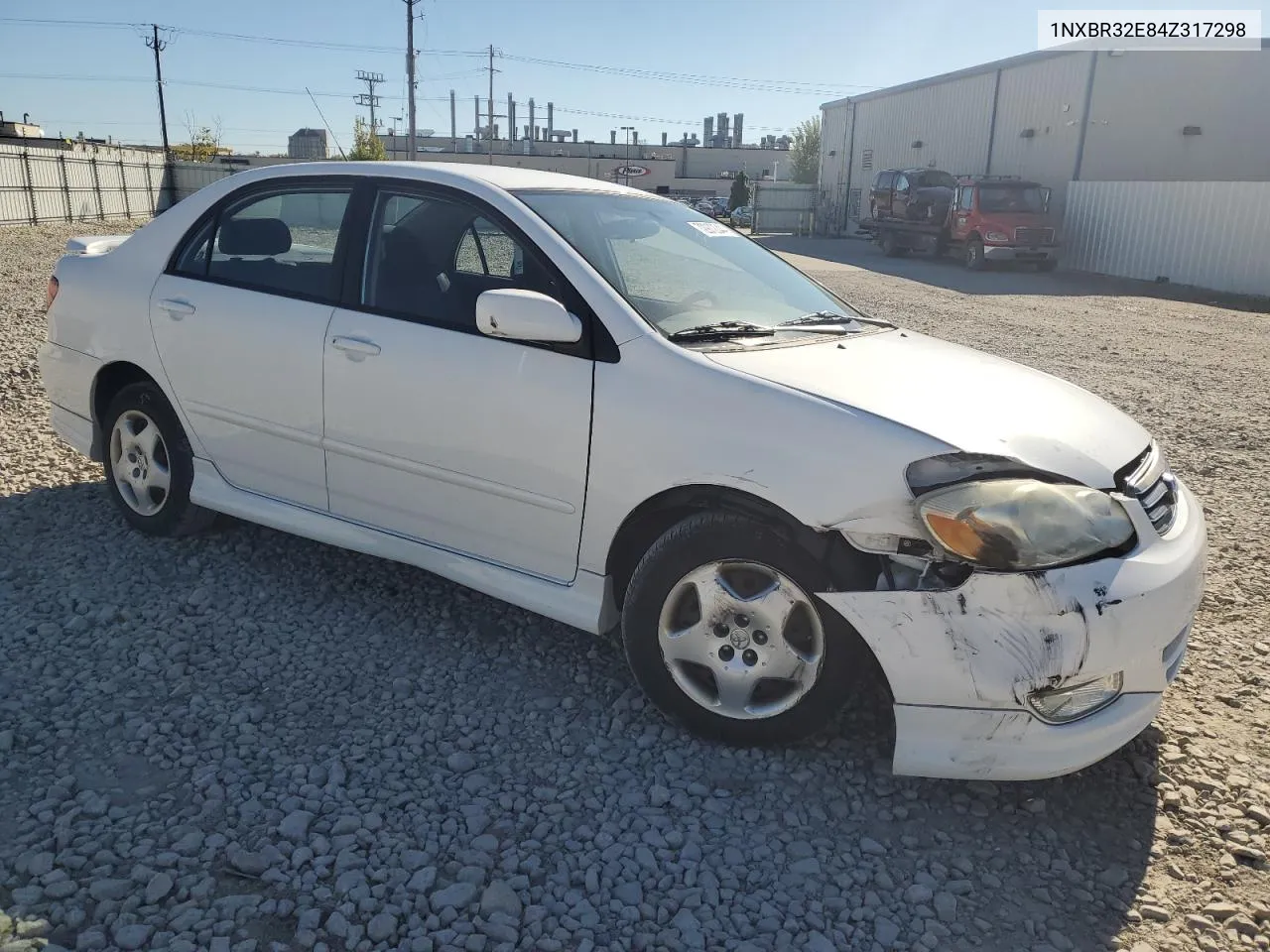 2004 Toyota Corolla Ce VIN: 1NXBR32E84Z317298 Lot: 72972044