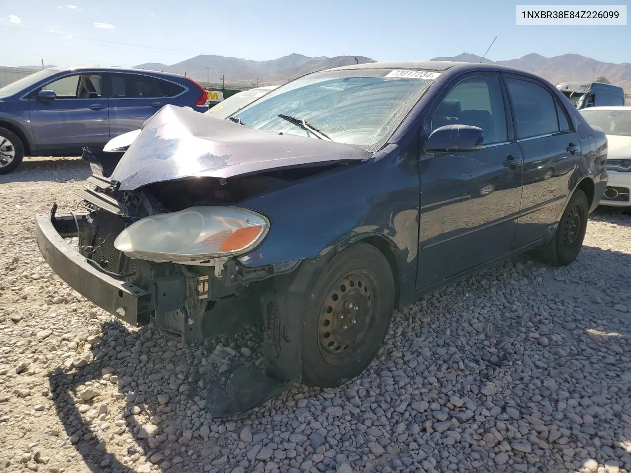 2004 Toyota Corolla Ce VIN: 1NXBR38E84Z226099 Lot: 73017234