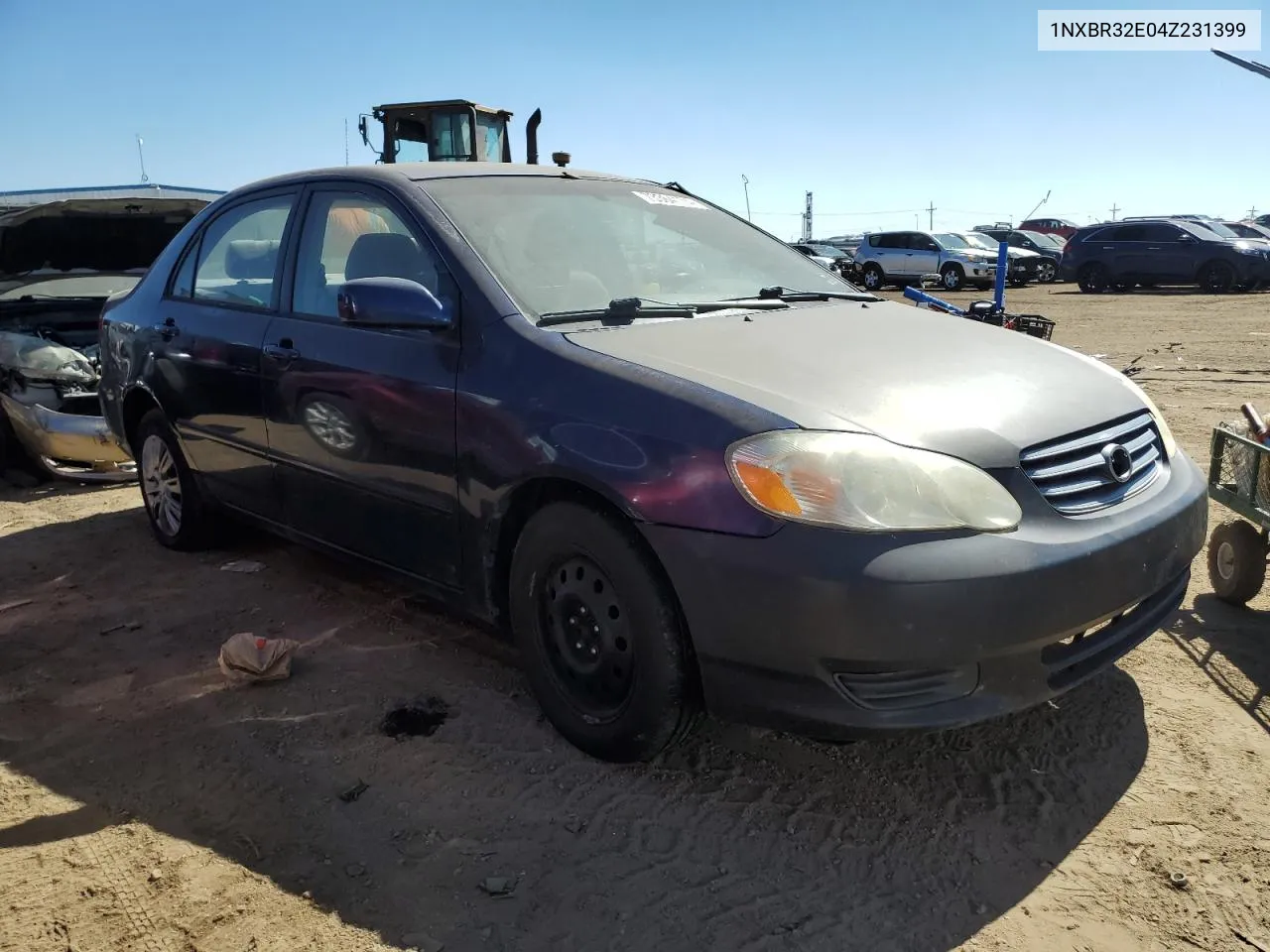 2004 Toyota Corolla Ce VIN: 1NXBR32E04Z231399 Lot: 73364174