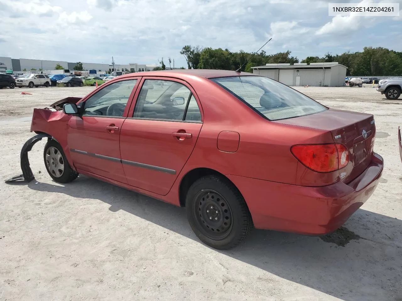 2004 Toyota Corolla Ce VIN: 1NXBR32E14Z204261 Lot: 74055664