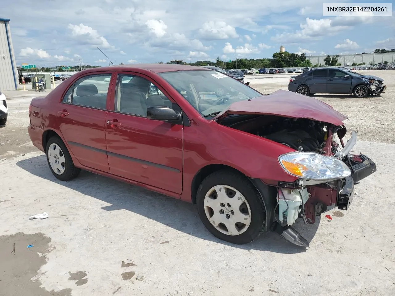 2004 Toyota Corolla Ce VIN: 1NXBR32E14Z204261 Lot: 74055664