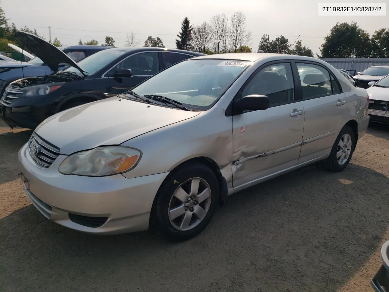 2004 Toyota Corolla Ce VIN: 2T1BR32E14C828742 Lot: 74690974