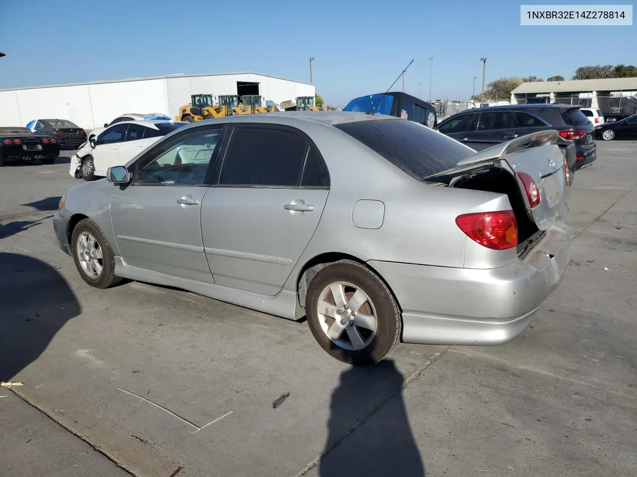 2004 Toyota Corolla Ce VIN: 1NXBR32E14Z278814 Lot: 75160834