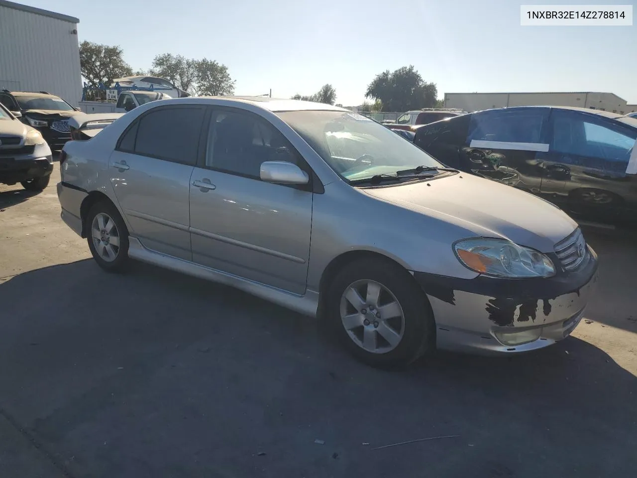 2004 Toyota Corolla Ce VIN: 1NXBR32E14Z278814 Lot: 75160834