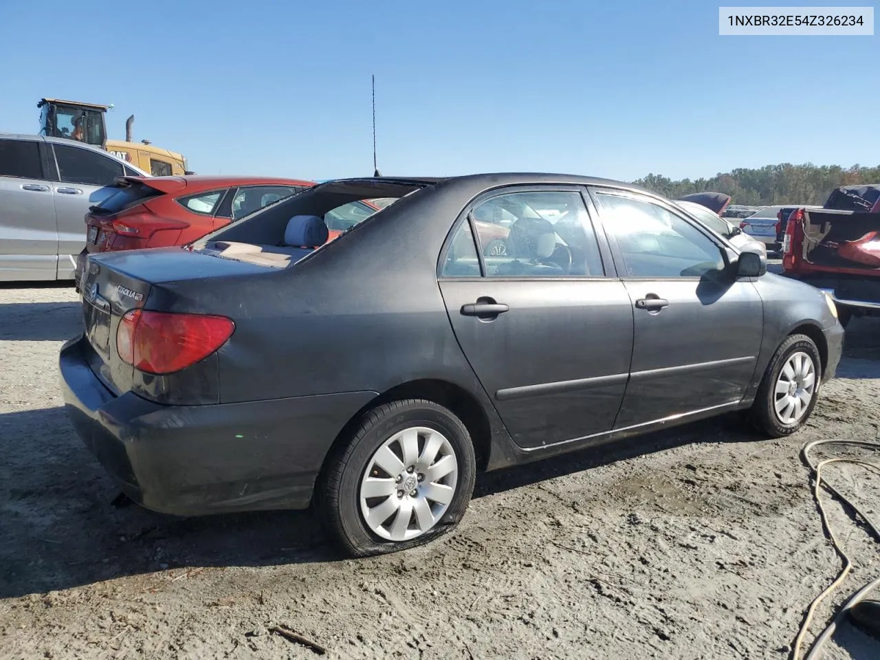 2004 Toyota Corolla Ce VIN: 1NXBR32E54Z326234 Lot: 75530654