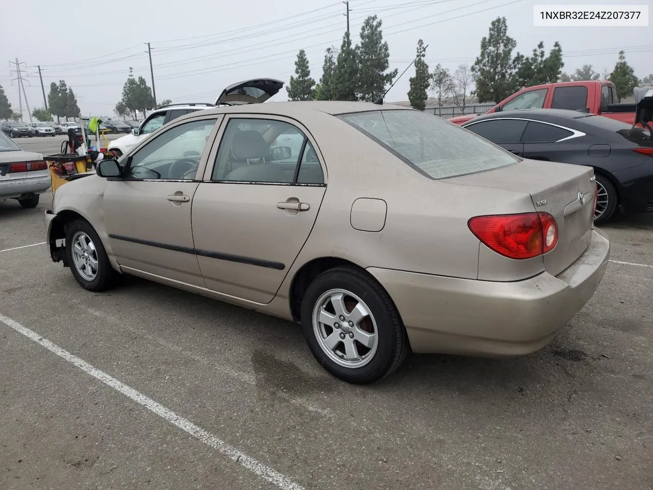 2004 Toyota Corolla Ce VIN: 1NXBR32E24Z207377 Lot: 76518314