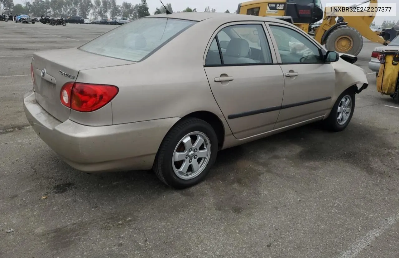 2004 Toyota Corolla Ce VIN: 1NXBR32E24Z207377 Lot: 76518314