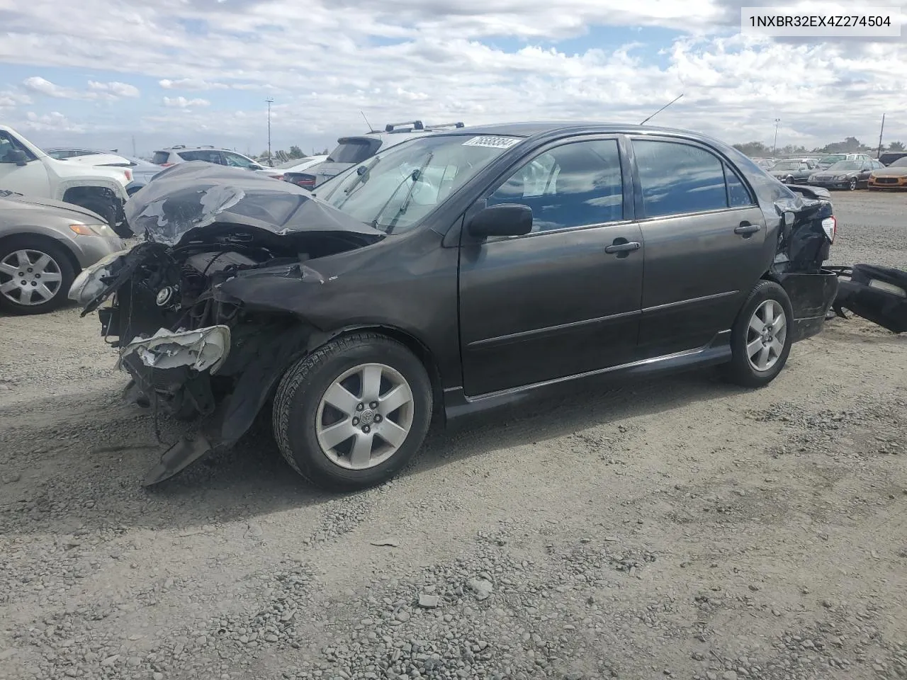 2004 Toyota Corolla Ce VIN: 1NXBR32EX4Z274504 Lot: 76588384