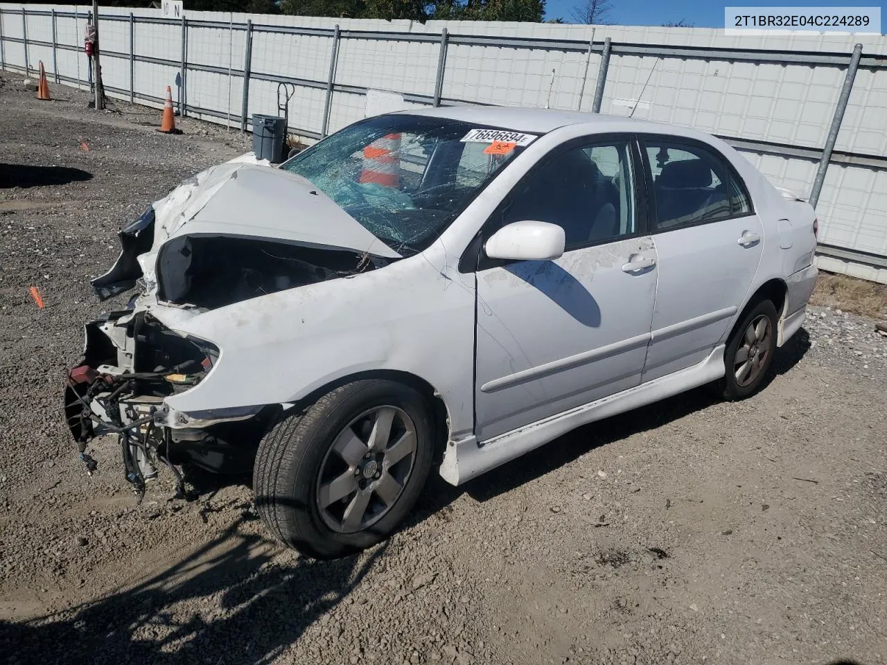 2004 Toyota Corolla Ce VIN: 2T1BR32E04C224289 Lot: 76696694