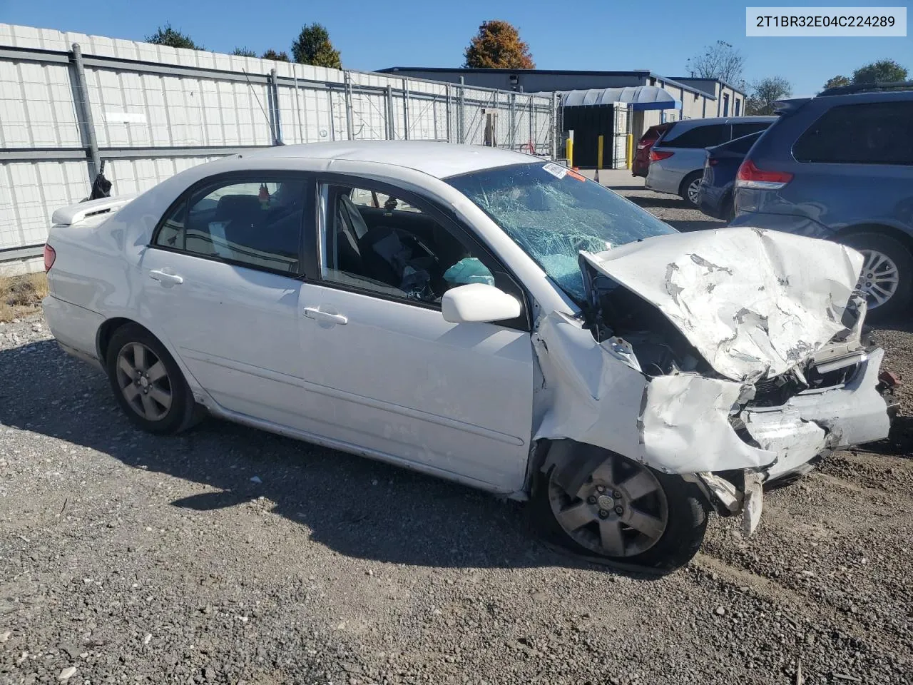 2004 Toyota Corolla Ce VIN: 2T1BR32E04C224289 Lot: 76696694