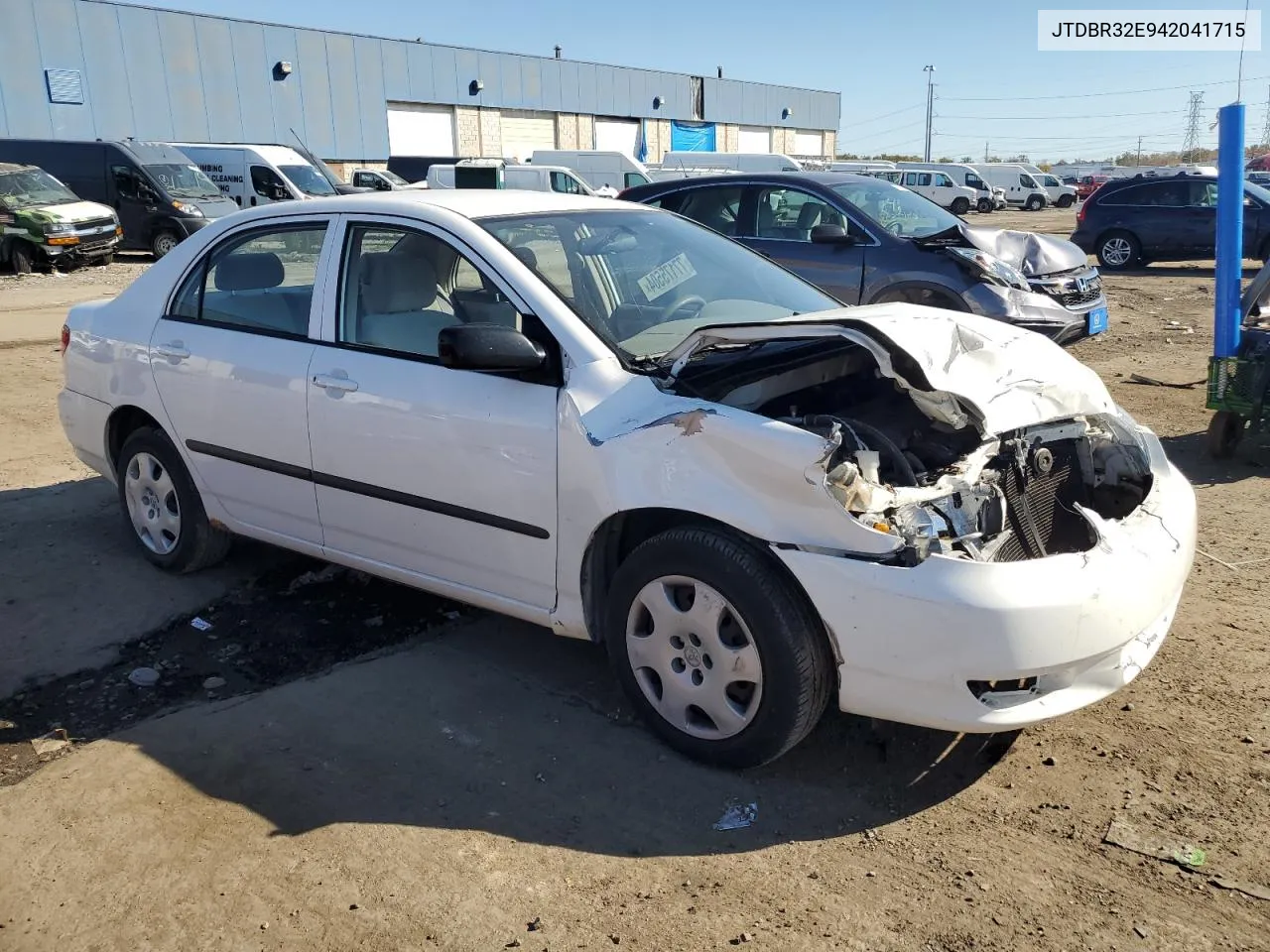 2004 Toyota Corolla Ce VIN: JTDBR32E942041715 Lot: 77175504