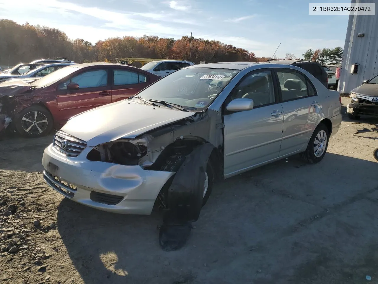 2004 Toyota Corolla Ce VIN: 2T1BR32E14C270472 Lot: 77624174