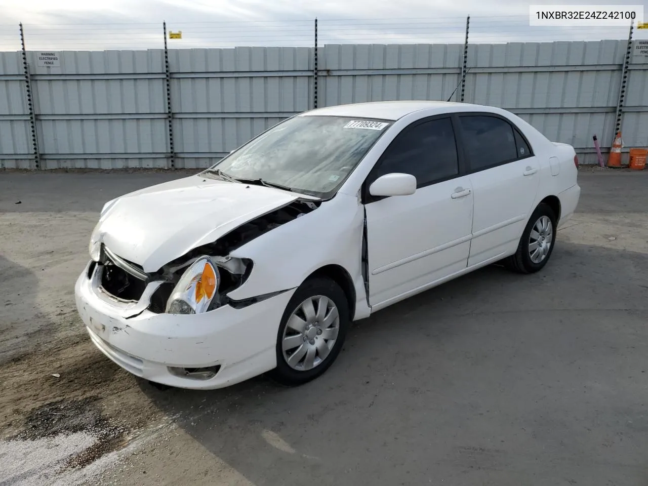 2004 Toyota Corolla Ce VIN: 1NXBR32E24Z242100 Lot: 77709324