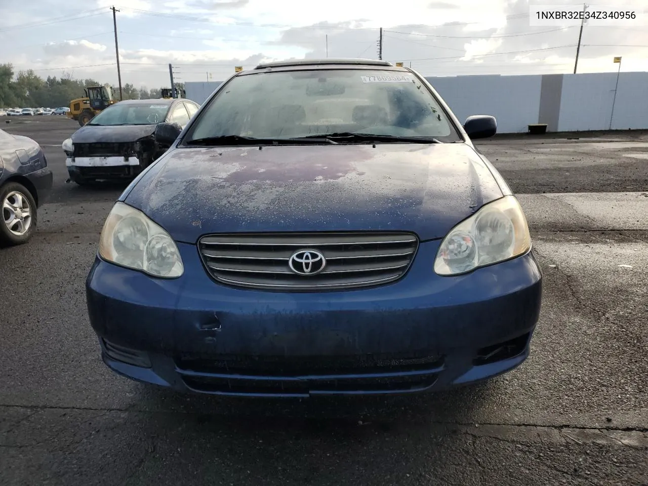 2004 Toyota Corolla Ce VIN: 1NXBR32E34Z340956 Lot: 77869584