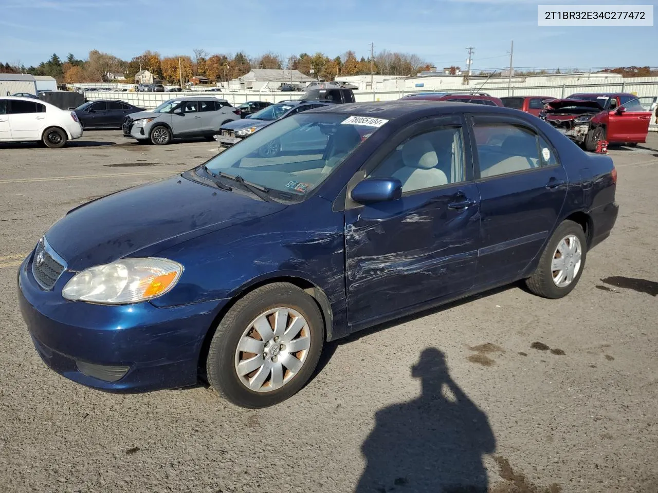 2004 Toyota Corolla Ce VIN: 2T1BR32E34C277472 Lot: 78055104