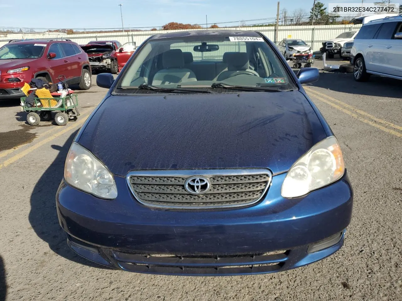 2004 Toyota Corolla Ce VIN: 2T1BR32E34C277472 Lot: 78055104