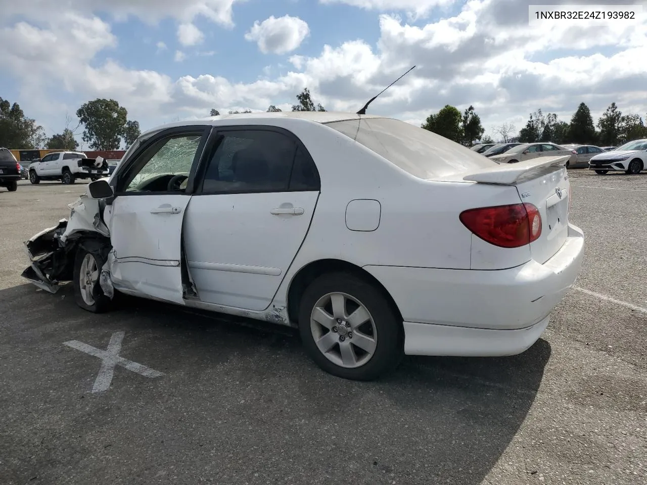 2004 Toyota Corolla Ce VIN: 1NXBR32E24Z193982 Lot: 78247334