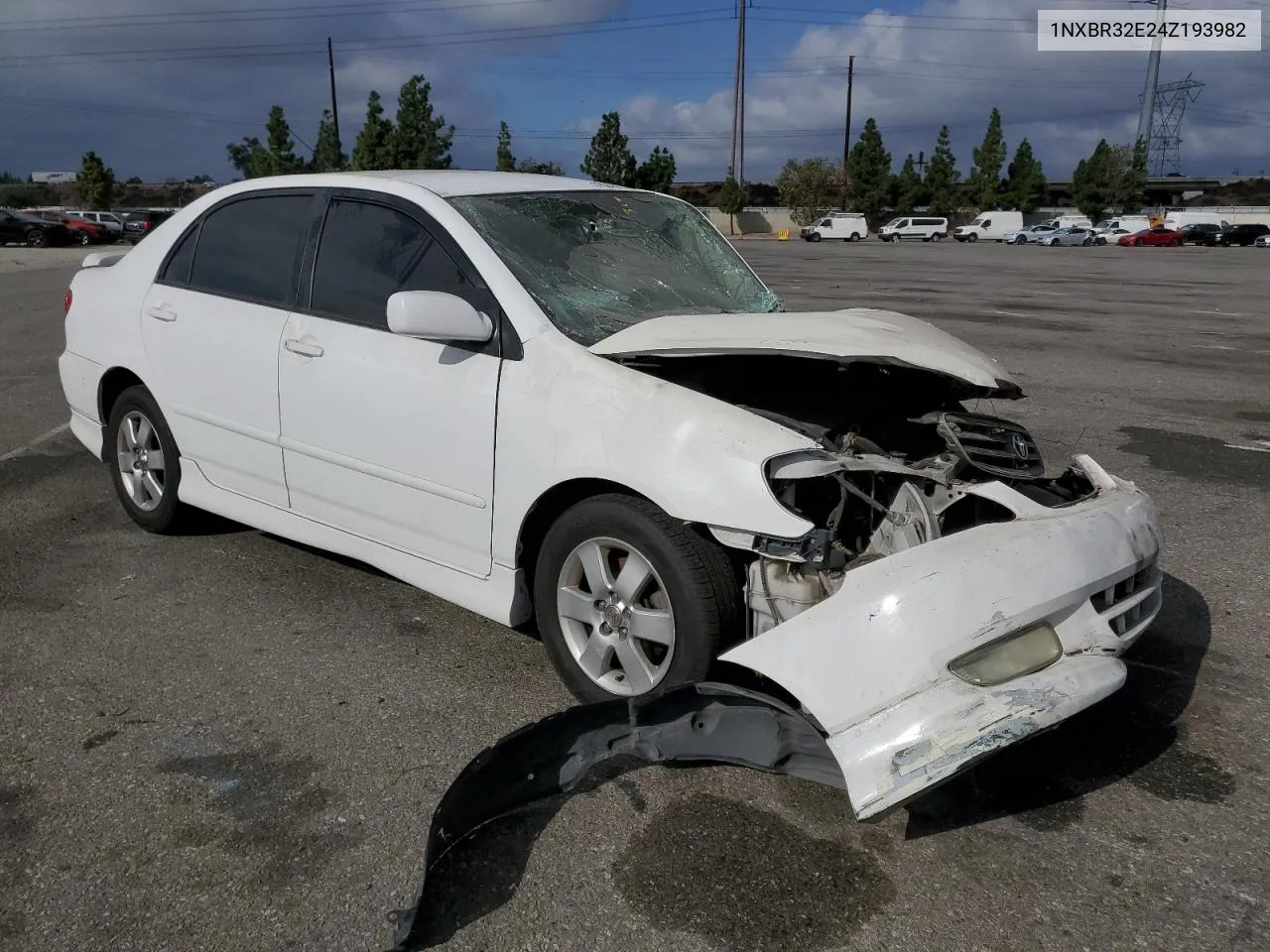 2004 Toyota Corolla Ce VIN: 1NXBR32E24Z193982 Lot: 78247334