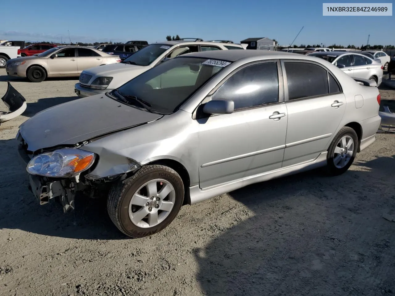 2004 Toyota Corolla Ce VIN: 1NXBR32E84Z246989 Lot: 78255294