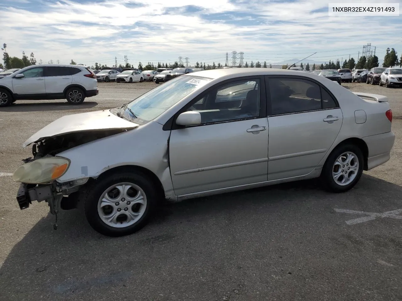 2004 Toyota Corolla Ce VIN: 1NXBR32EX4Z191493 Lot: 78256094