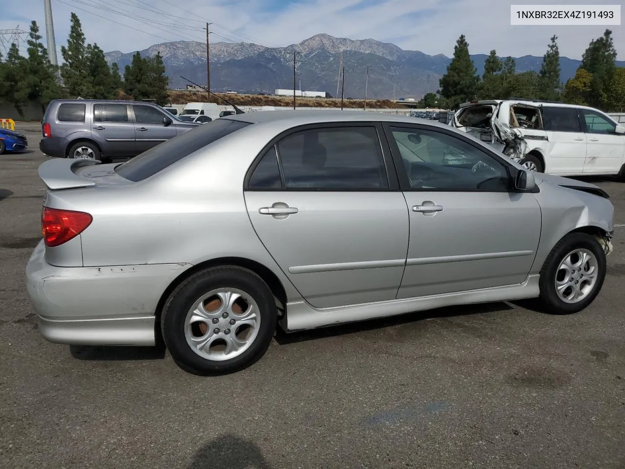 2004 Toyota Corolla Ce VIN: 1NXBR32EX4Z191493 Lot: 78256094