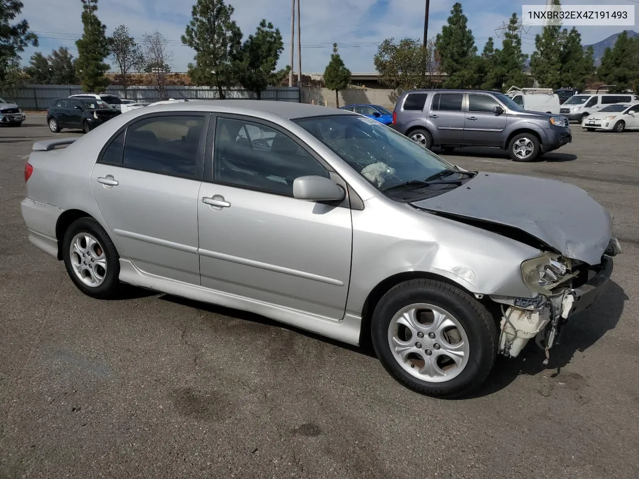 2004 Toyota Corolla Ce VIN: 1NXBR32EX4Z191493 Lot: 78256094