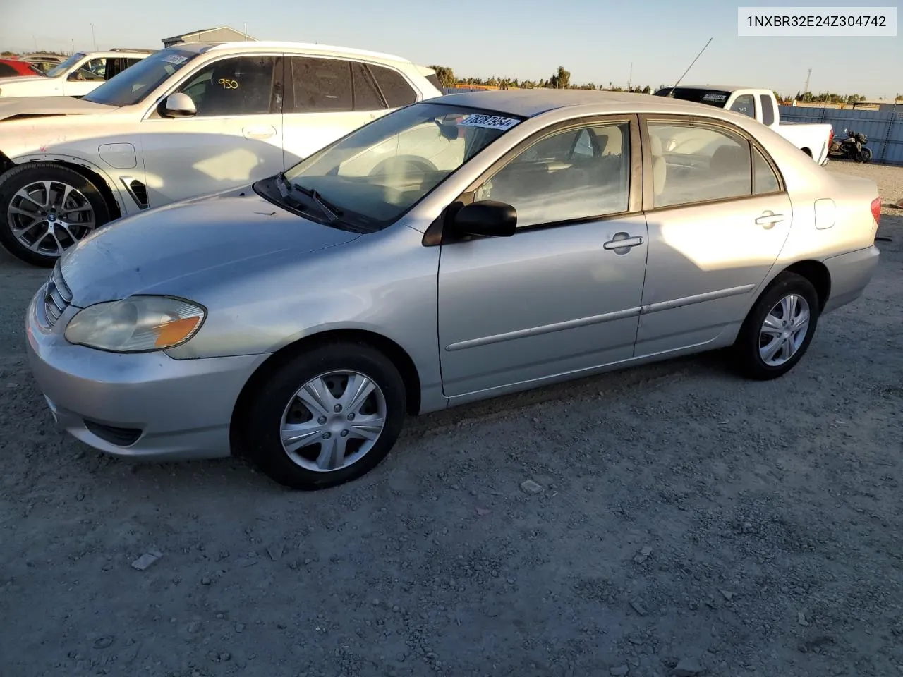 2004 Toyota Corolla Ce VIN: 1NXBR32E24Z304742 Lot: 78287954