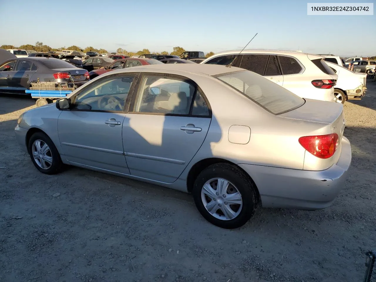 2004 Toyota Corolla Ce VIN: 1NXBR32E24Z304742 Lot: 78287954